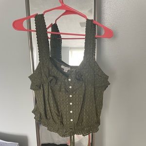 Green tank top - new with tags